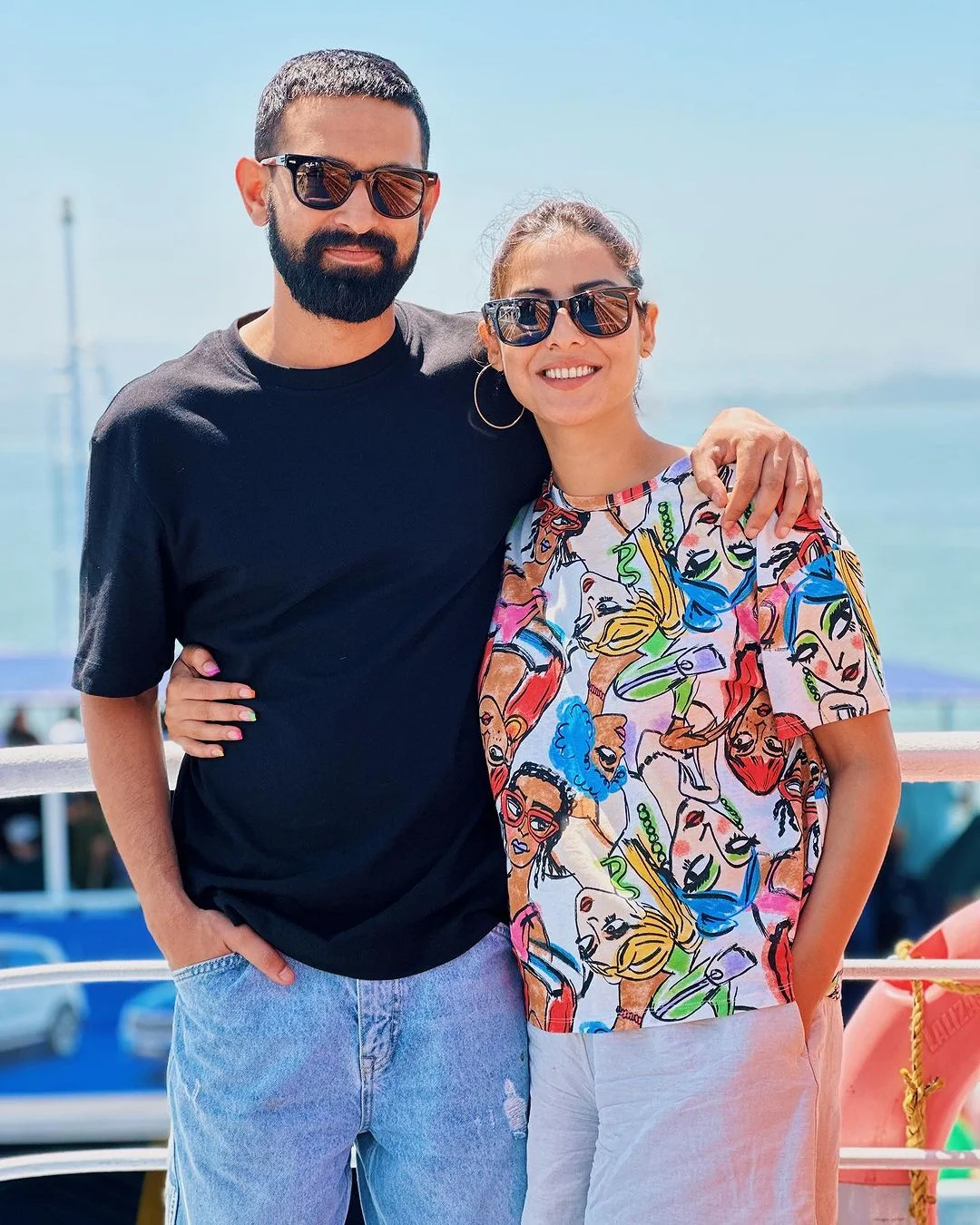 Vikrant Massey With His Wife