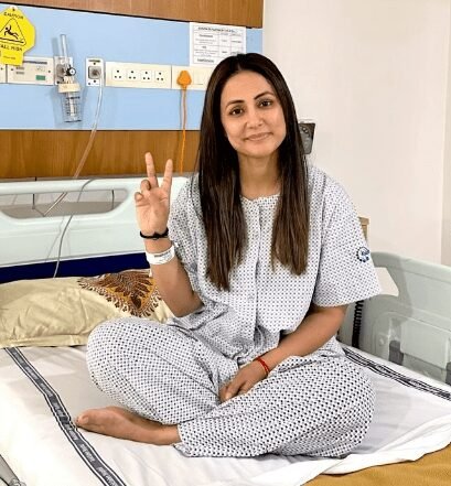 hina khan Chemotherapy